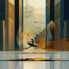 Midjourney Prompt for Dynamic Illustration in Artistic Composition