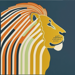 Midjourney Prompt for Art Deco Vector Animal