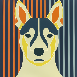 Midjourney Prompt for Art Deco Vector Animal