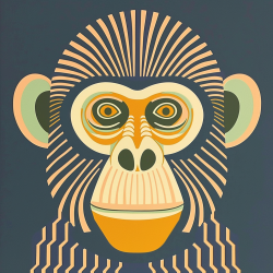 Midjourney Prompt for Art Deco Vector Animal