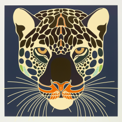 Midjourney Prompt for Art Deco Vector Animal