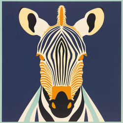 Midjourney Prompt for Art Deco Vector Animal