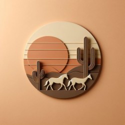 DALL-E Prompt for Serene Wilderness Wall Art