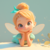 Midjourney Prompt for Adorable 3D Baby Character