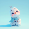 Midjourney Prompt for Adorable 3D Baby Character