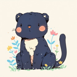 Midjourney Prompt for Dreamy Animal Cartoon