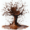 Midjourney Prompt for Chocolate Splash Compositions