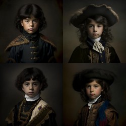 Goya-Inspired Portraiture