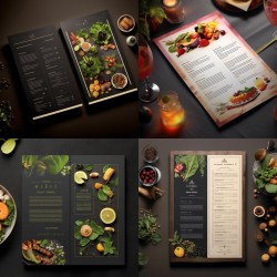 Gourmet Menu Designs