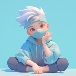 Midjourney Prompt for Cute Naruto Shippuden Character