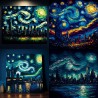 Van Gogh's Night Meets Modern Cities