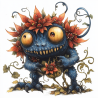 Midjourney Prompt for Whimsical Monster Mash Characters