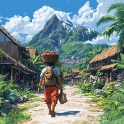 Midjourney Prompt for Tropical Trekker