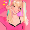 Midjourney Prompt for Kawaii Pop Anime Star Illustration