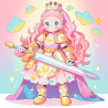 Midjourney Prompt for Kawaii Game Character Design