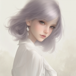 Midjourney Prompt for Ethereal Anime Character Art