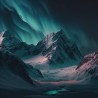 Enchanting Aurora Over Landscapes