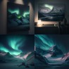 Enchanting Aurora Over Landscapes