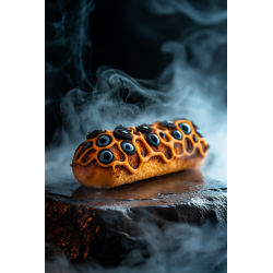 Midjourney Prompt for Eerie Halloween Food Photography