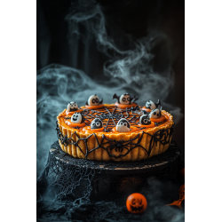 Midjourney Prompt for Eerie Halloween Food Photography