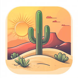 Midjourney Prompt for Minimalist Icon Landscapes