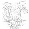 Midjourney Prompt for Beautiful Flowers Coloring Books