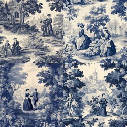 Opulent Toile Wall Coverings