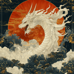 Midjourney Prompt for Medieval Fantasy Meets Ukiyo-e Elegance