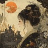 Midjourney Prompt for Medieval Fantasy Meets Ukiyo-e Elegance