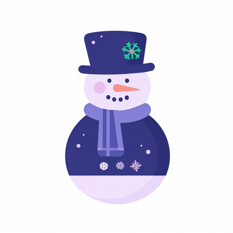 Midjourney Prompt for Christmas Vector Cliparts