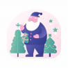 Midjourney Prompt for Christmas Vector Cliparts