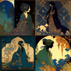 Enchanting Tales in Arabic Art