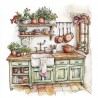 Midjourney Prompt for Cozy Room Interiors In Watercolor Designs