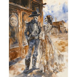 Midjourney Prompt for Skeleton Junk Journal