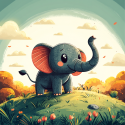 Midjourney Prompt for Playful Cartoon Animal Portrait