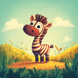 Midjourney Prompt for Playful Cartoon Animal Portrait