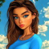 Midjourney Prompt for Stylish Cartoon Artist Model for Instagram