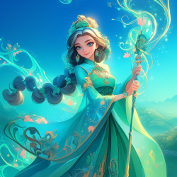 Midjourney Prompt for Disney Fantasy Game Character