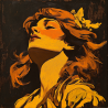 Midjourney Prompt for Mucha Inspired Art