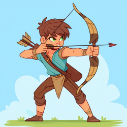 Midjourney Prompt for Cute Fantasy Game Character Design