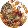 Midjourney Prompt for Autumn Icons Thanksgiving Clipart