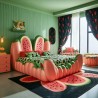 Midjourney Prompt for Fruit Fantasy Interiors