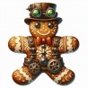 Midjourney Prompt for Christmas Steampunk Gingerbread Cliparts