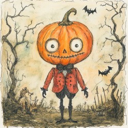 Midjourney Prompt for Watercolor Halloween Storybooks For Kids