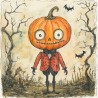 Midjourney Prompt for Watercolor Halloween Storybooks For Kids