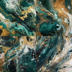 Marbleized Abstract Craft