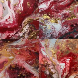 Marbleized Abstract Craft