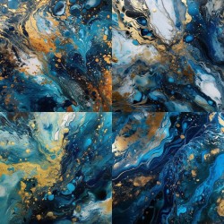 Marbleized Abstract Craft