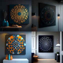 Geometric Light Art