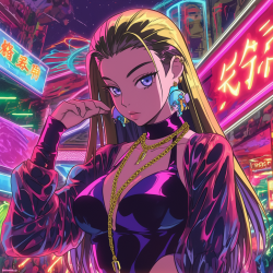 Midjourney Prompt for People in 90s Anime Vibes